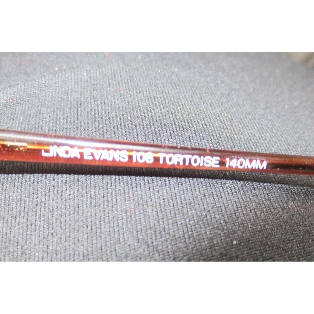 Linda Evans 108 Tortoise Oversized Round Eyeglass Frames Sans Pareil 54-14-140